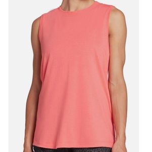 Calia Everyday Boyfriend Tank Top Sleeveless Coral